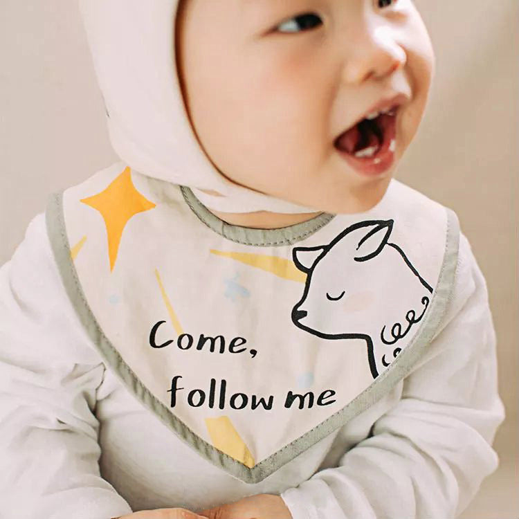 Come Follow Me {Baby Bib}