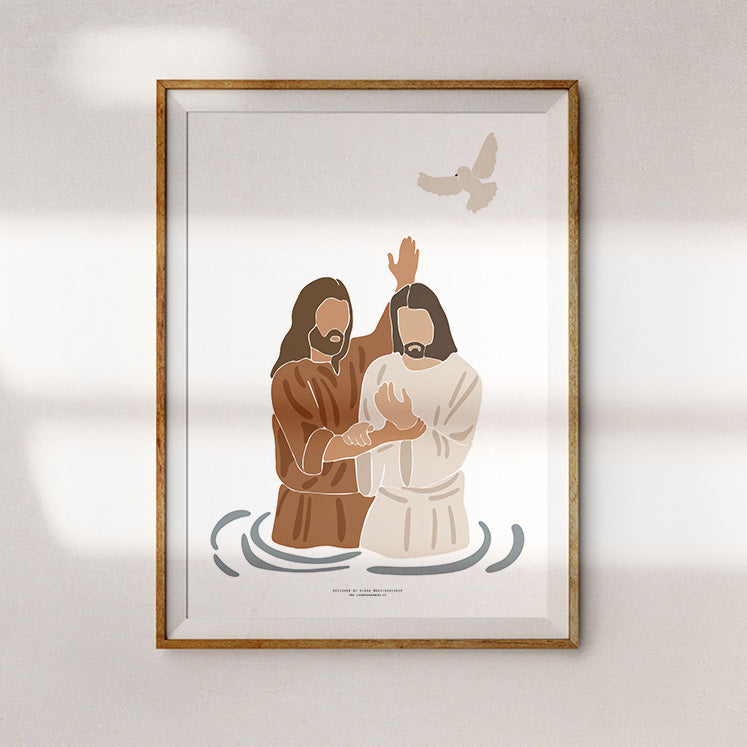 Baptism of Jesus {Poster}