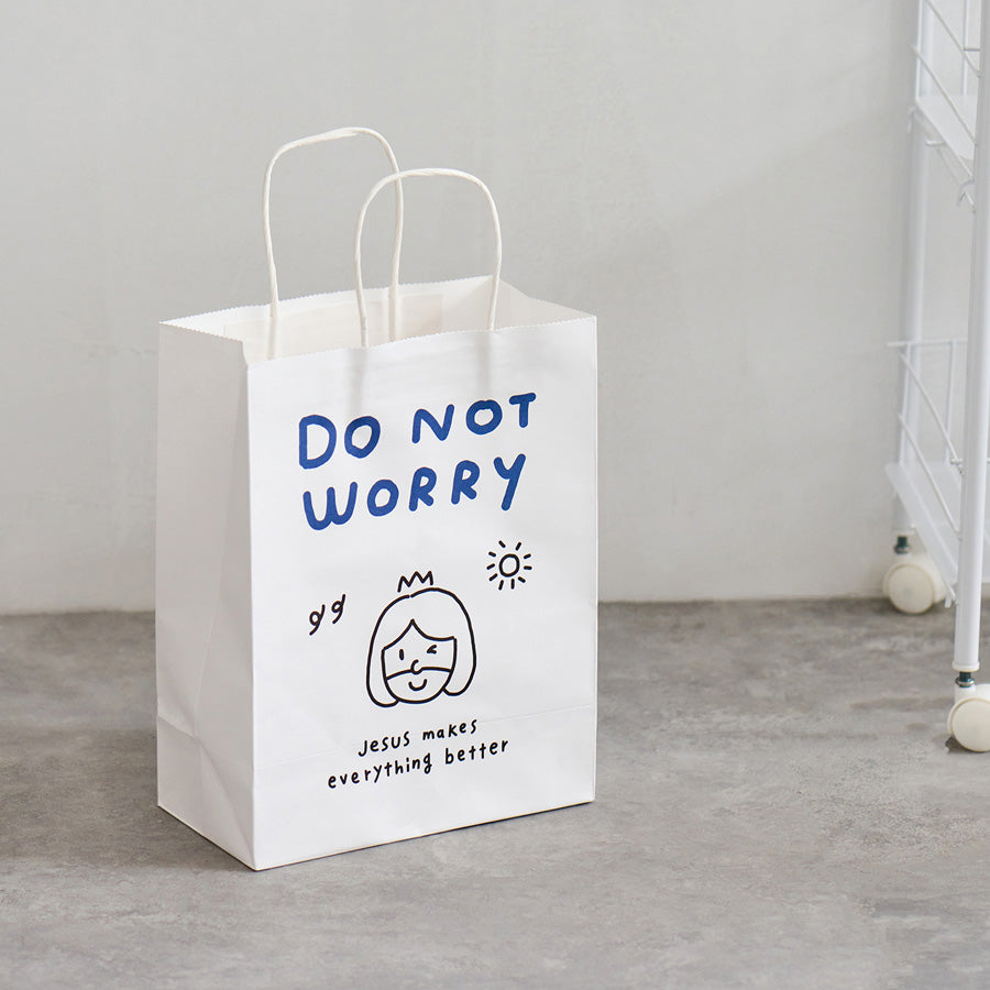 Do Not Worry {Paper Gift Bag}