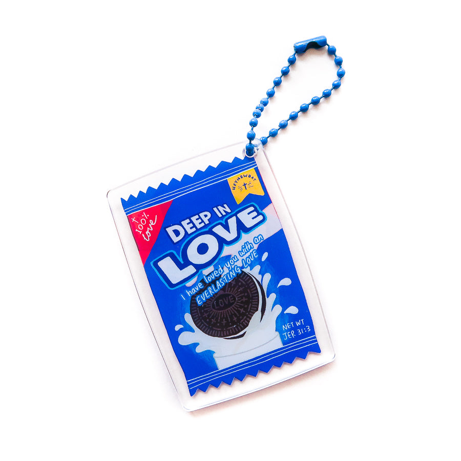Deep in Love Biscuit {Acrylic Keychain}