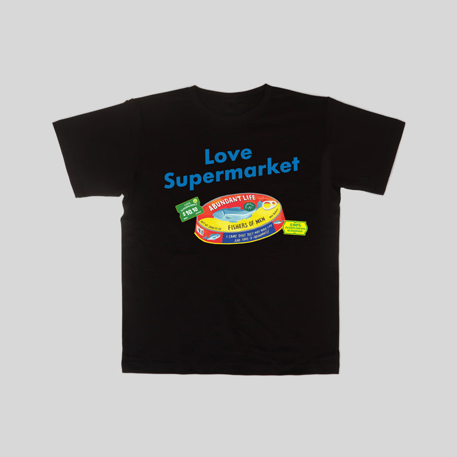 Abundant Market Finds Tee with canned fish design