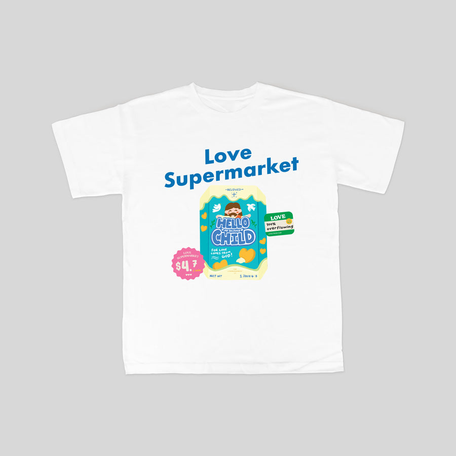 Heavenly Harvest Shirt with Hello Child Chocolate Biscuit design