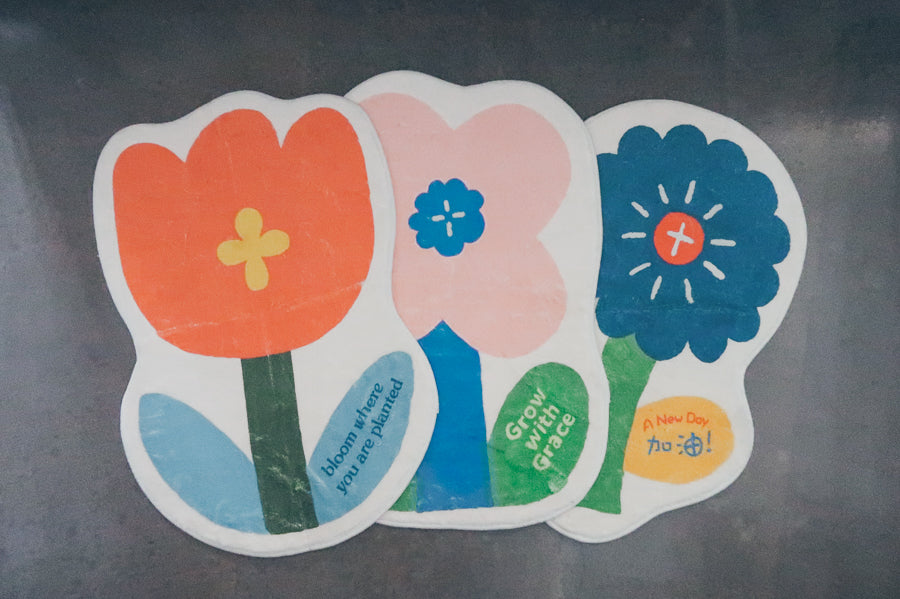 Cute Christian-inspired welcome mat for gifts