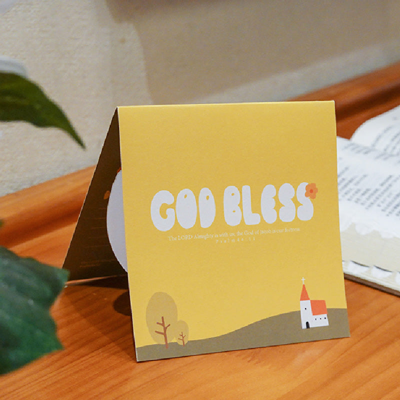 God Bless {3D Pop Up Greeting Card}