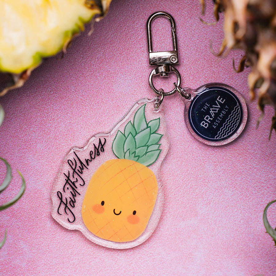 Faithfulness {Pineapple} v2 | Acrylic Keychain