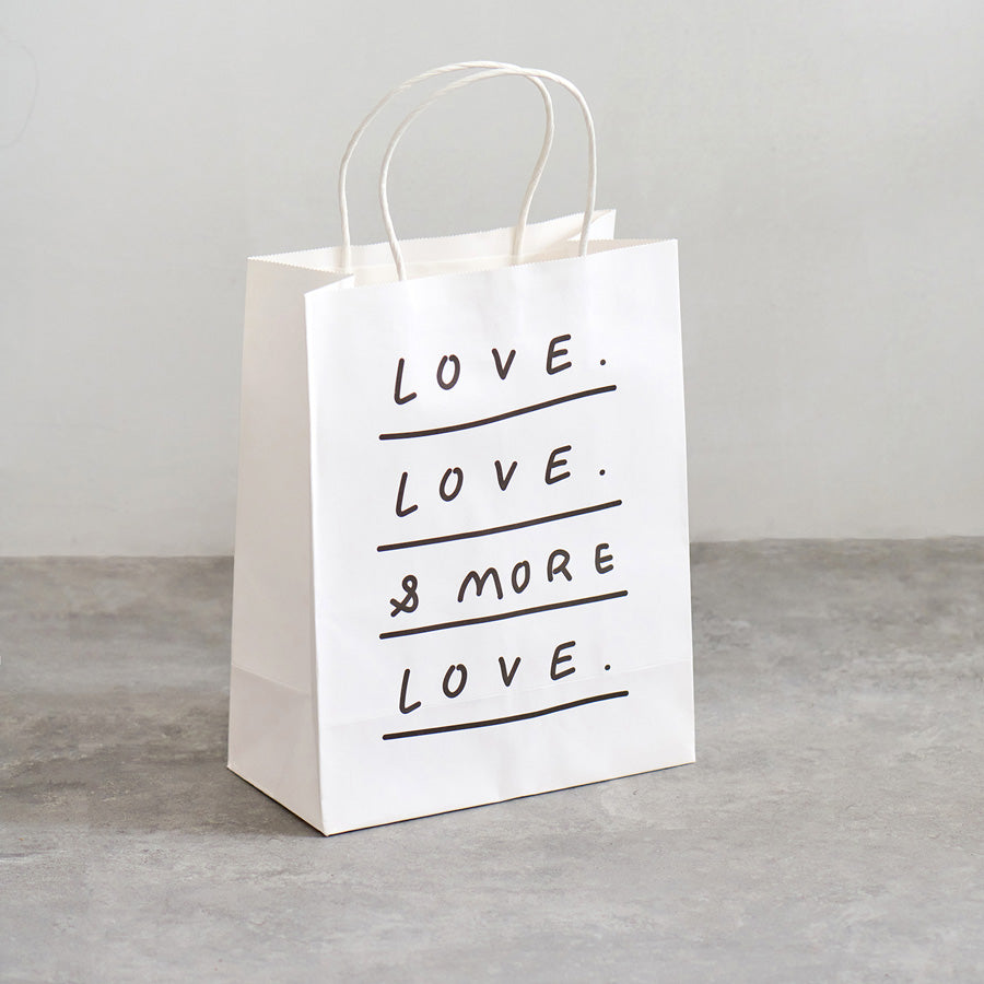 Love Love More Love {Paper Gift Bag}