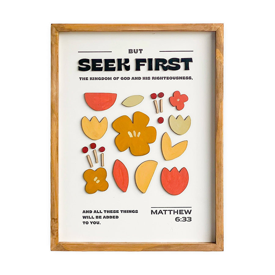 Seek First {Wood Craft}