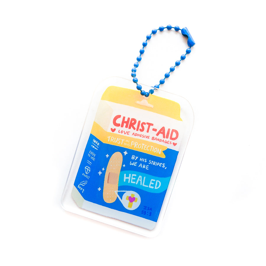 Christ-aid Love Bandages {Acrylic Keychain}