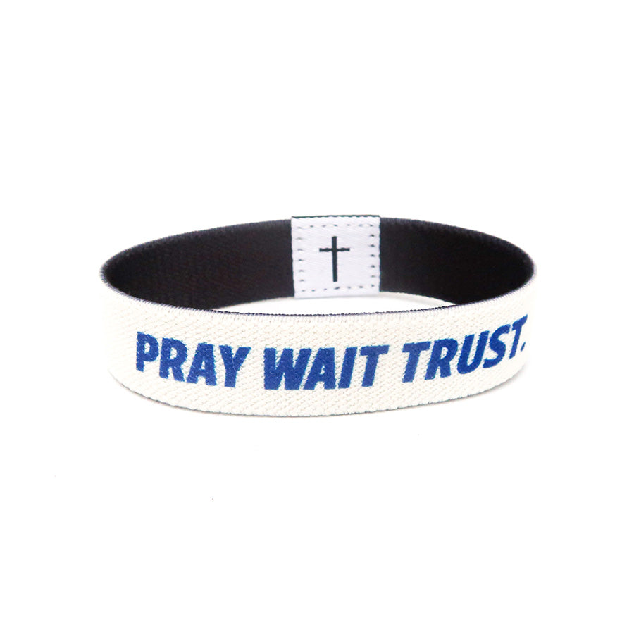 Hallelujah | Pray Wait Trust {Wristband}