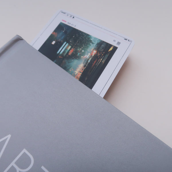 Scratch card with Bible verse used creatively as a bookmark