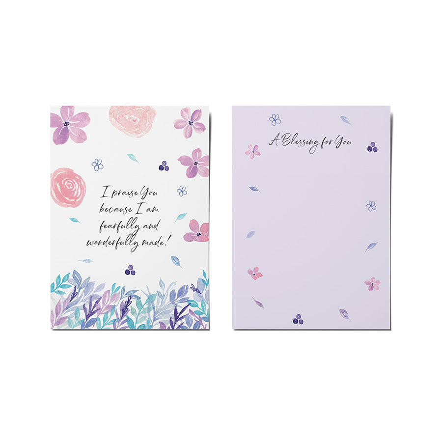 Fearfully & Wonderfully Made Greeting card by ChezHemdi