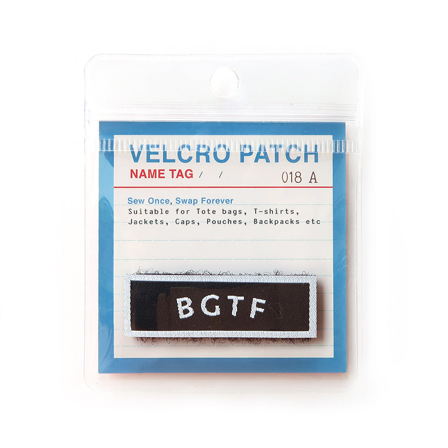 By Grace Through Faith Velcro tag, an inspiring Christian patch for adding faith-based encouragement to bags, jackets, and accessories