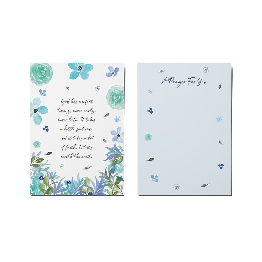 God's Timing is Perfect Greeting card by ChezHemdi