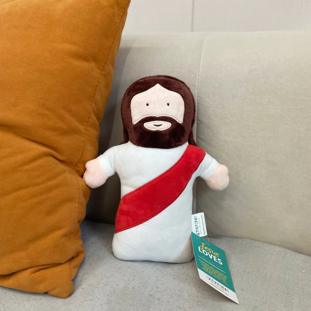 Huggable Jesus doll perfect for Easter, baptisms, or bedtime