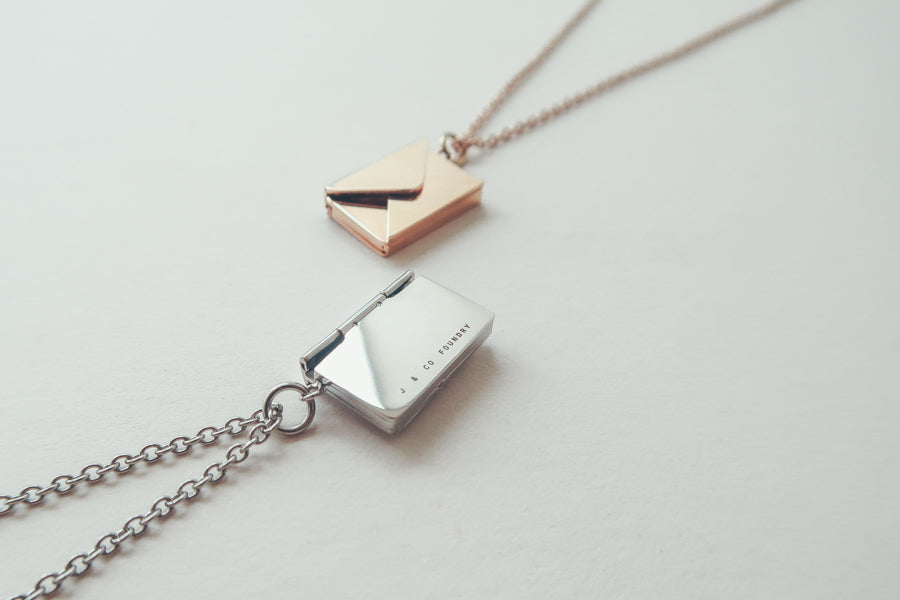 Envelope Locket | Necklace | Personalise