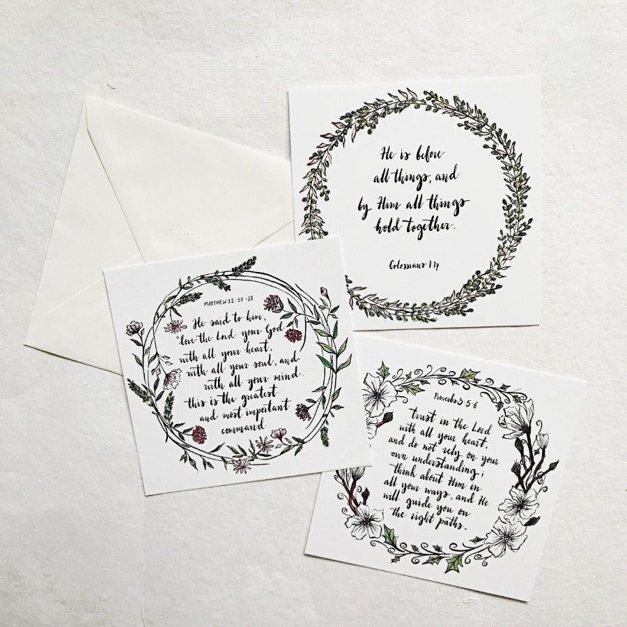 Walk and Not Be Faint Isaiah 40:31 | Greeting Cards - Cards by Dora Prints, The Commandment Co