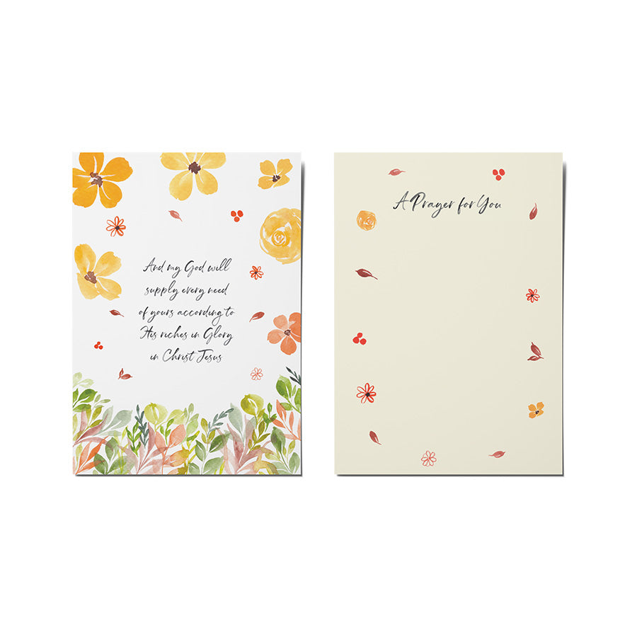 My God Will Supply Your Needs Greeting card by ChezHemdi