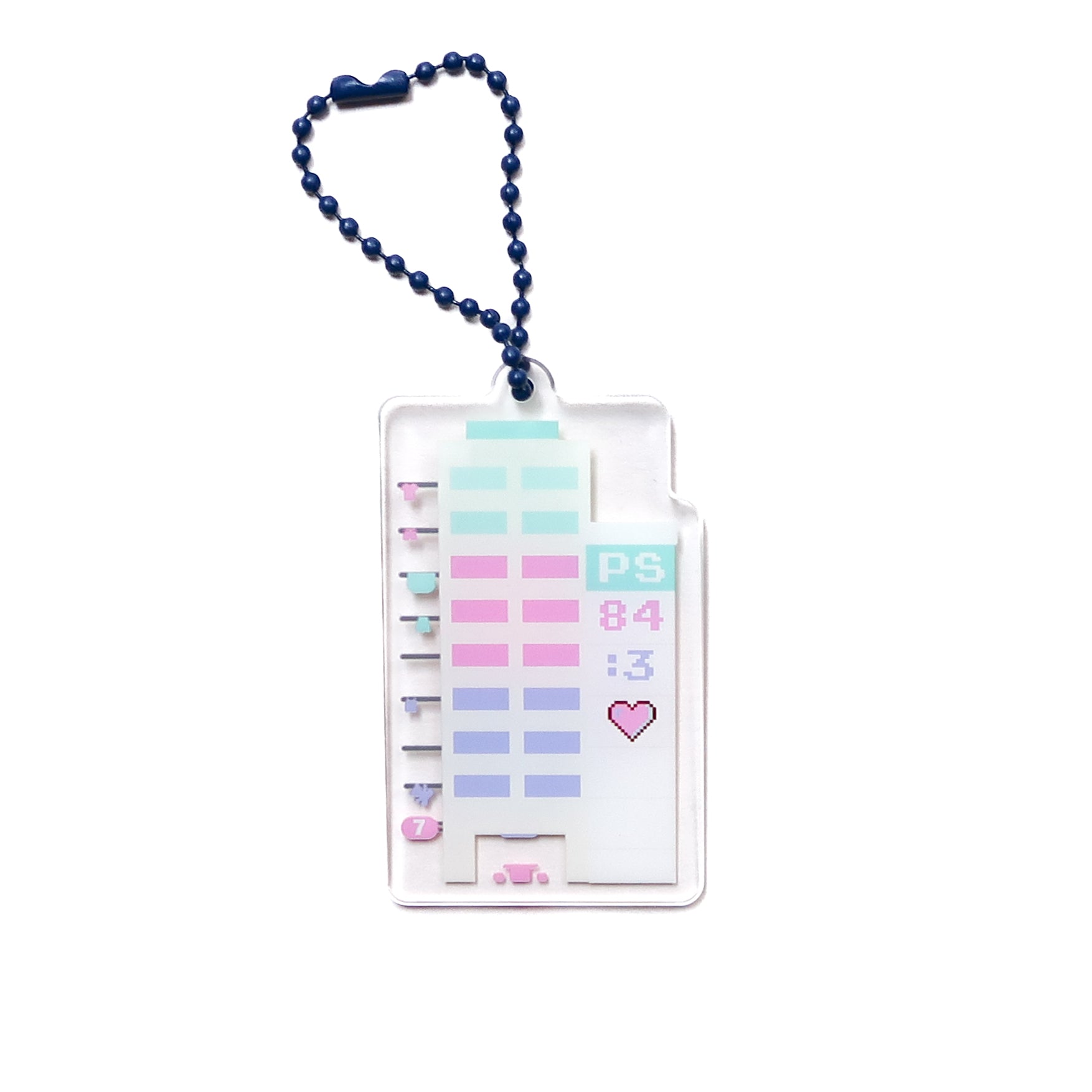 Acrylic keychain featuring HDB design with Psalm 84:3, "Even The Sparrow Has Found a Home," from The Commandment Co, Singapore.