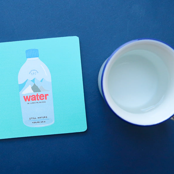 Love Supermarket Christian coaster collection with faith-inspired designs.