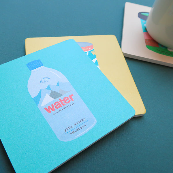 Love Supermarket Christian verse coaster collection.