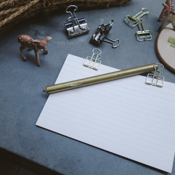 Arise shine for your light has come {Brass Pen} - Brass Pen by The Commandment, The Commandment Co