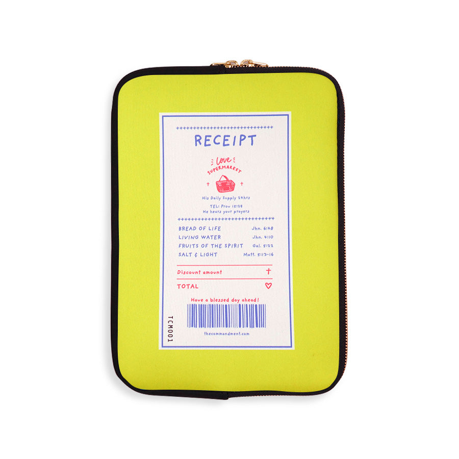 Grace Cereal | Laptop Sleeve {LOVE SUPERMARKET} - Laptop Sleeve by The Commandment Co, The Commandment Co , Singapore Christian gifts shop