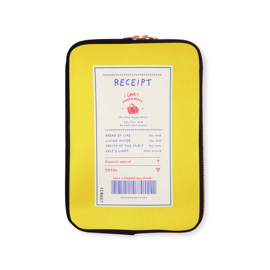 Mustard Faith | Laptop Sleeve - Laptop Sleeve by The Commandment Co, The Commandment Co , Singapore Christian gifts shop