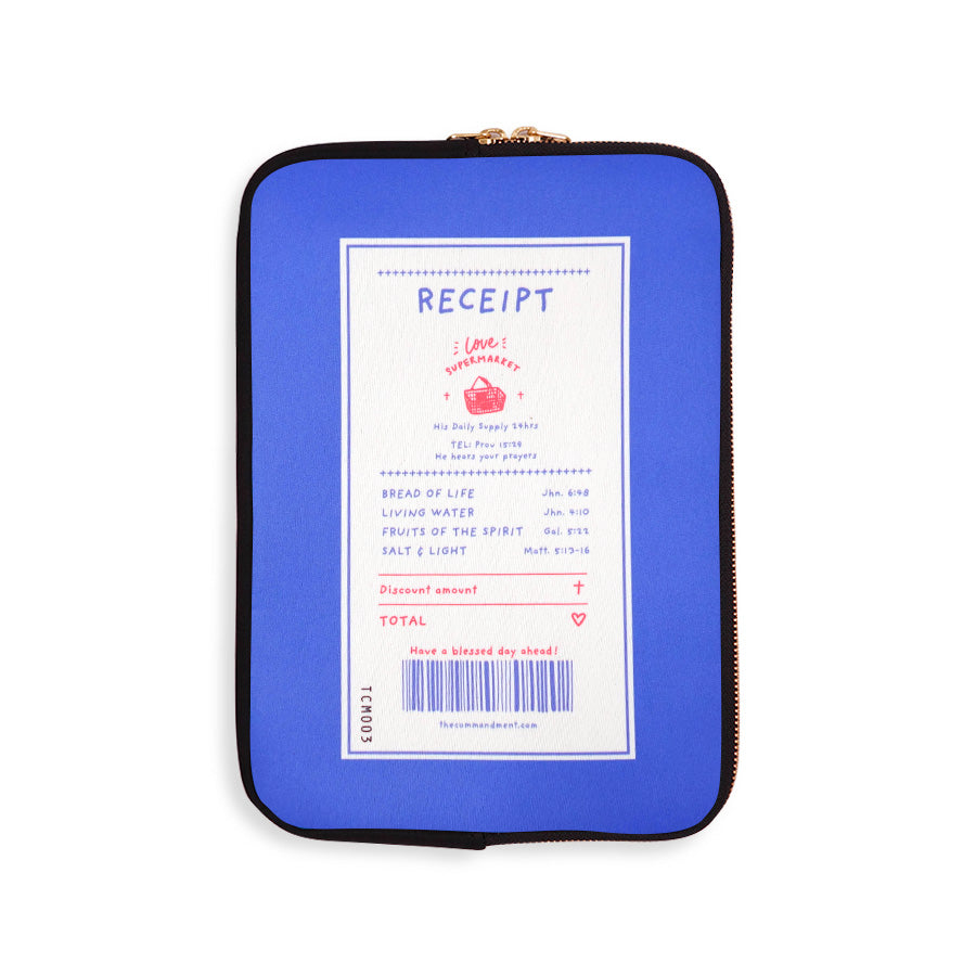 Cup Noodle Prosper | Laptop Sleeve {LOVE SUPERMARKET} - Laptop Sleeve by The Commandment Co, The Commandment Co , Singapore Christian gifts shop