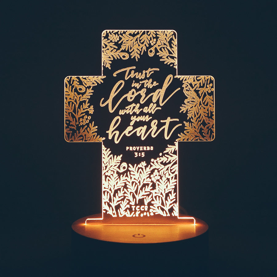Trust In The Lord {Night Light} - Night Light by The Commandment, The Commandment Co , Singapore Christian gifts shop