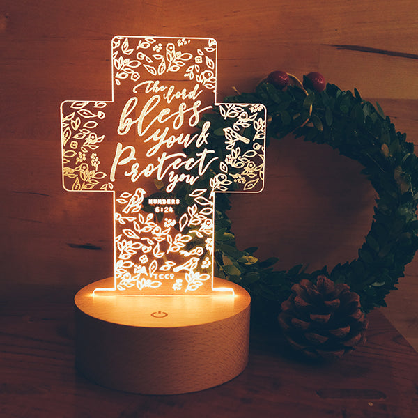 God Is In The Midst Of Me. I Will Not Be Moved {Night Light} - Night Light by The Commandment, The Commandment Co , Singapore Christian gifts shop