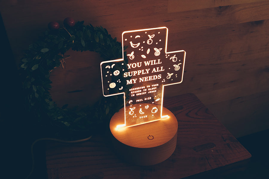 You Will Supply All Our Needs {Night Light} - Night Light by The Commandment, The Commandment Co , Singapore Christian gifts shop