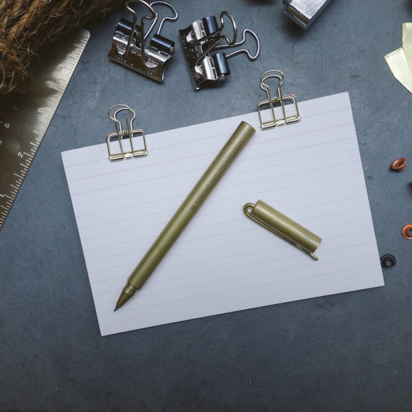 Arise shine for your light has come {Brass Pen} - Brass Pen by The Commandment, The Commandment Co