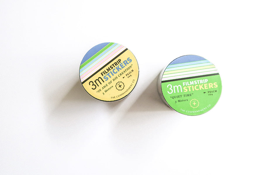 Filmstrip Stickers {Sticker} - Stickers by The Commandment Co, The Commandment Co , Singapore Christian gifts shop