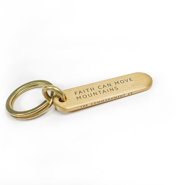 Classic Bar Brass Keychain - Keychain by The Commandment, The Commandment Co , Singapore Christian gifts shop