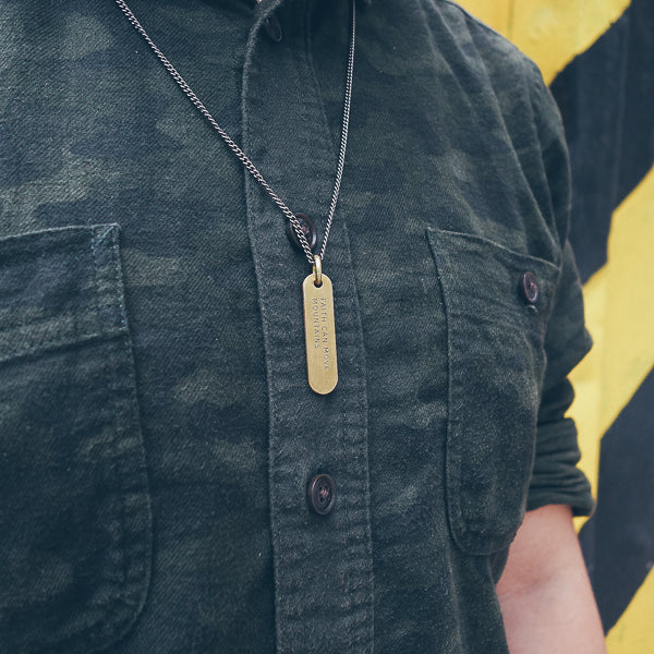 Brass Bar Necklace - Accessories by The Commandment Co, The Commandment Co , Singapore Christian gifts shop