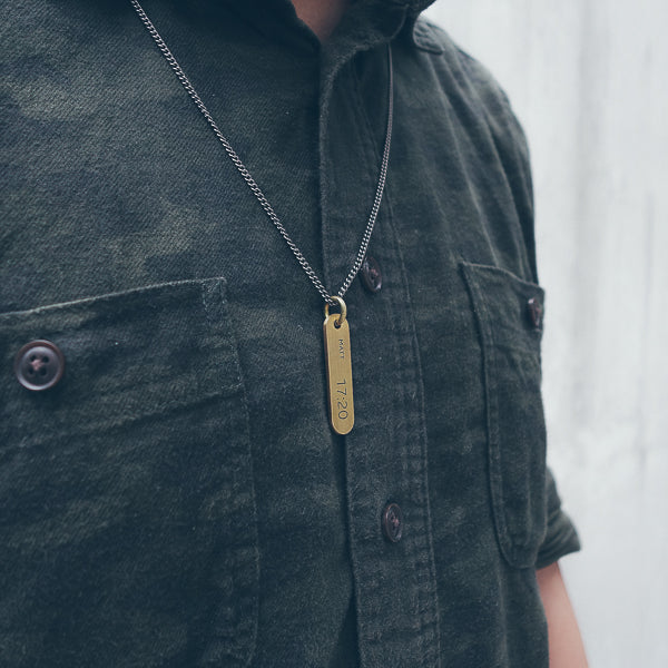Brass Bar Necklace - Accessories by The Commandment Co, The Commandment Co , Singapore Christian gifts shop