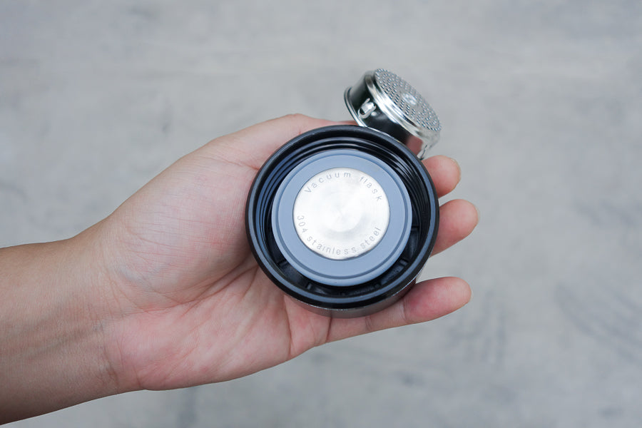 The top view of vacuum flask cap