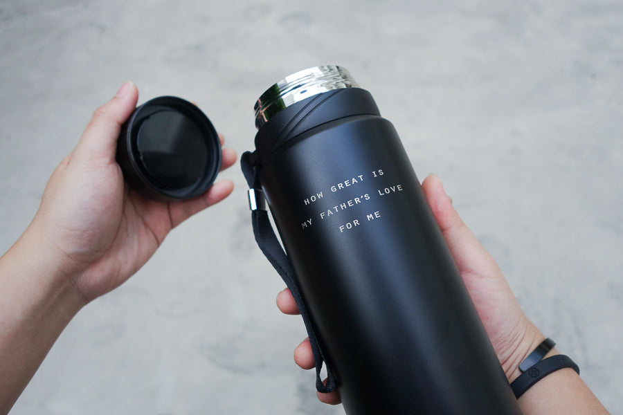 Metal tumbler is a vacuum flask too so it will keep your drinks cool or warm for longer periods.