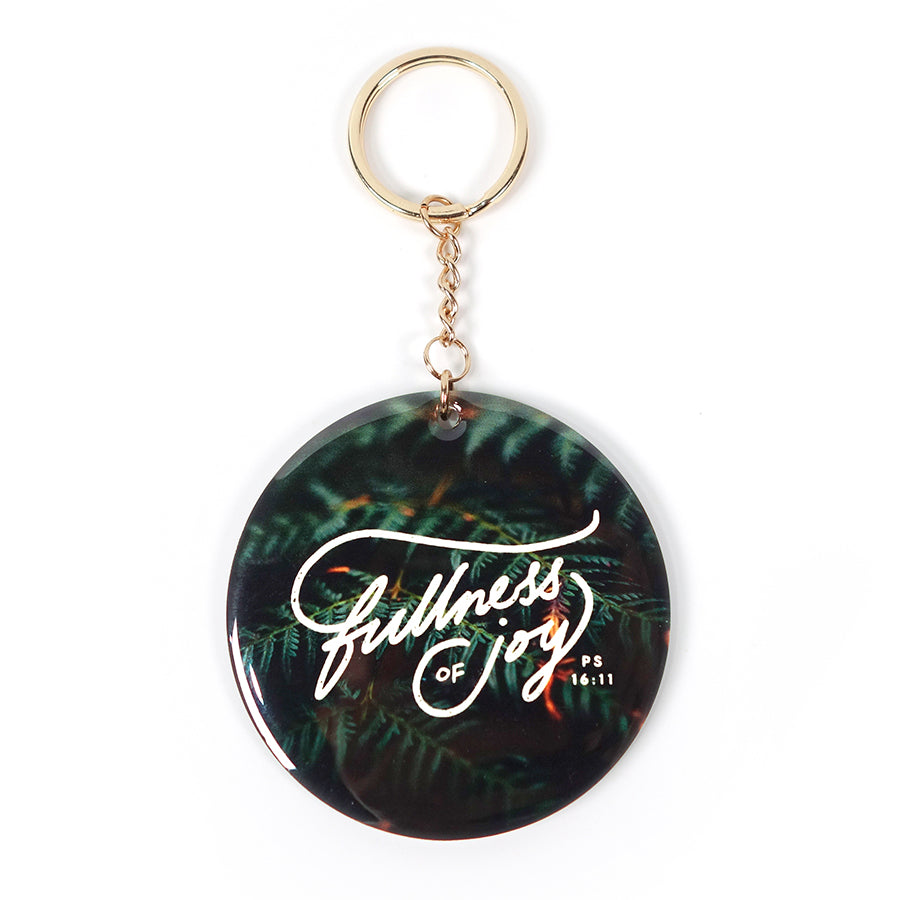 Fullness Of Joy {Keychain & Car Charm} - Keychain by The Commandment, The Commandment Co , Singapore Christian gifts shop