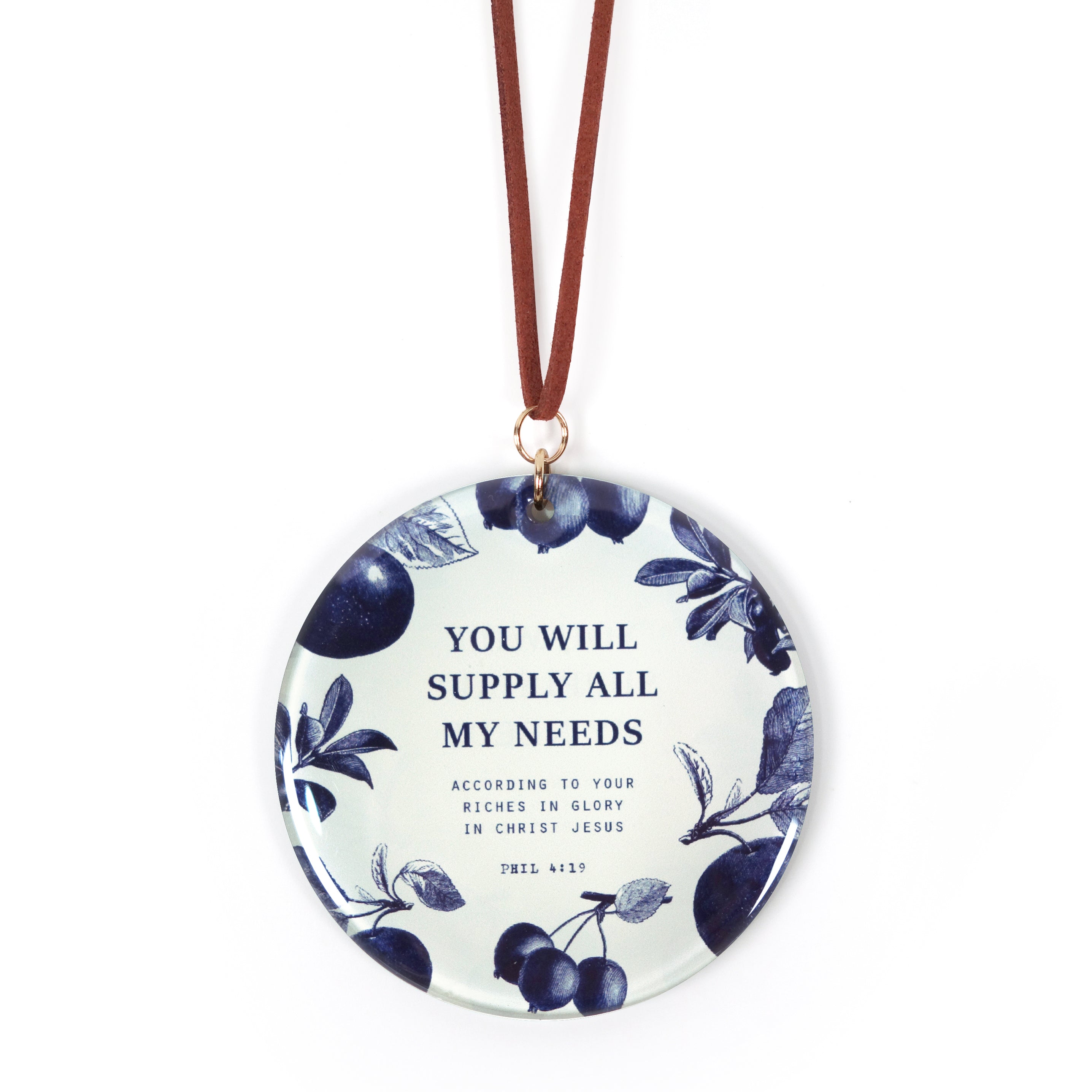 Your Will Supply All My Needs {Keychain & Car Charm} - Keychain by The Commandment, The Commandment Co