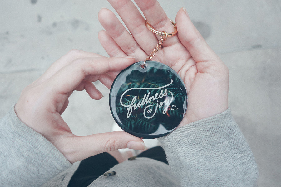 Faith Hope Love {Keychain & Car Charm} - Keychain by The Commandment, The Commandment Co