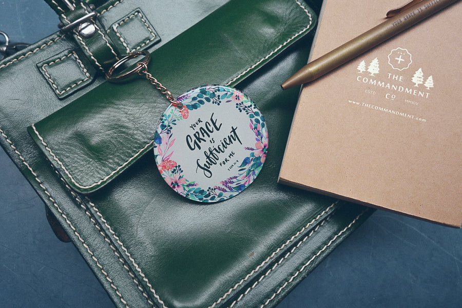 I Can Do All Things Through Him Who Strengthens Me {Keychain & Car Charm} - Keychain by The Commandment, The Commandment Co