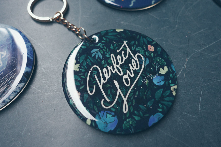 Faith Hope Love {Keychain & Car Charm} - Keychain by The Commandment, The Commandment Co