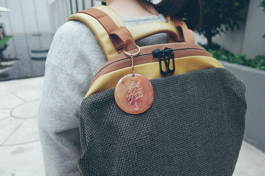 Be Still My Daughter {Keychain & Car Charm} - Keychain by The Commandment, The Commandment Co