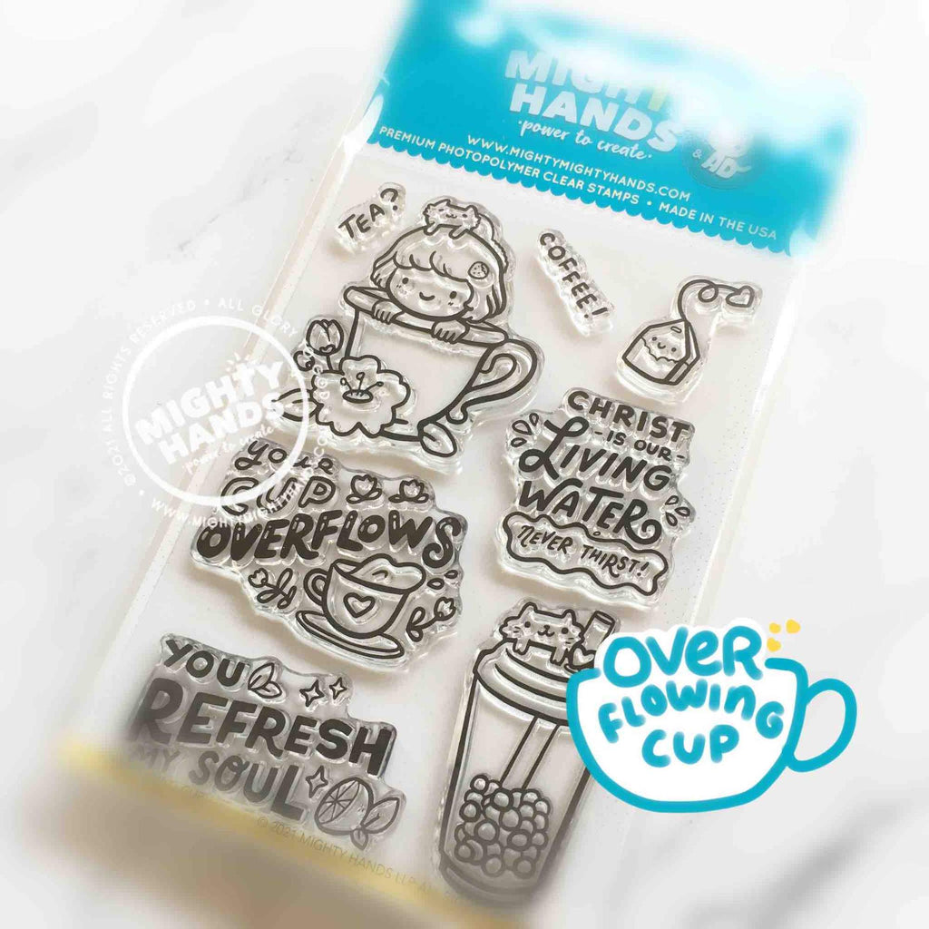 Overflowing Cup {Stamp} - Stamps by Mighty Hands, The Commandment Co
