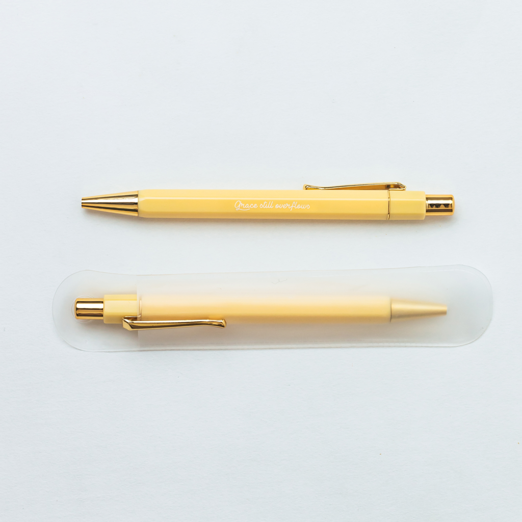 Grace Still Overflows | TBA | Ballpoint Pen - Ballpoint Pen by The Brave Assembly, The Commandment Co , Singapore Christian gifts shop