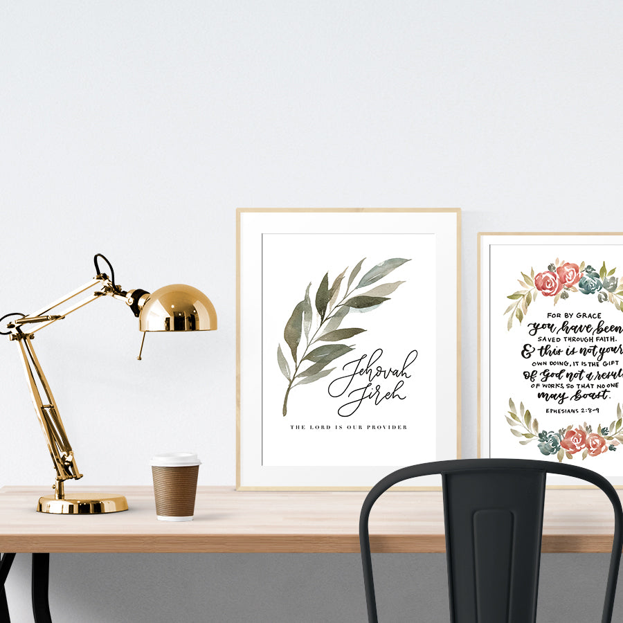 Jehovah Jireh {Poster} - Posters by Hannah Letters, The Commandment Co , Singapore Christian gifts shop