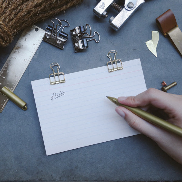 Arise shine for your light has come {Brass Pen} - Brass Pen by The Commandment, The Commandment Co