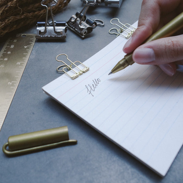 Arise shine for your light has come {Brass Pen} - Brass Pen by The Commandment, The Commandment Co