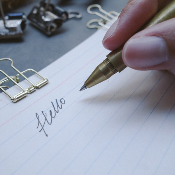 Arise shine for your light has come {Brass Pen} - Brass Pen by The Commandment, The Commandment Co